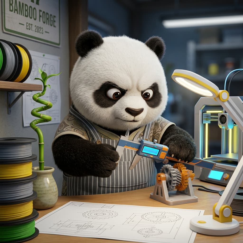 Oficina Bamboo Factory Panda Craft 3D